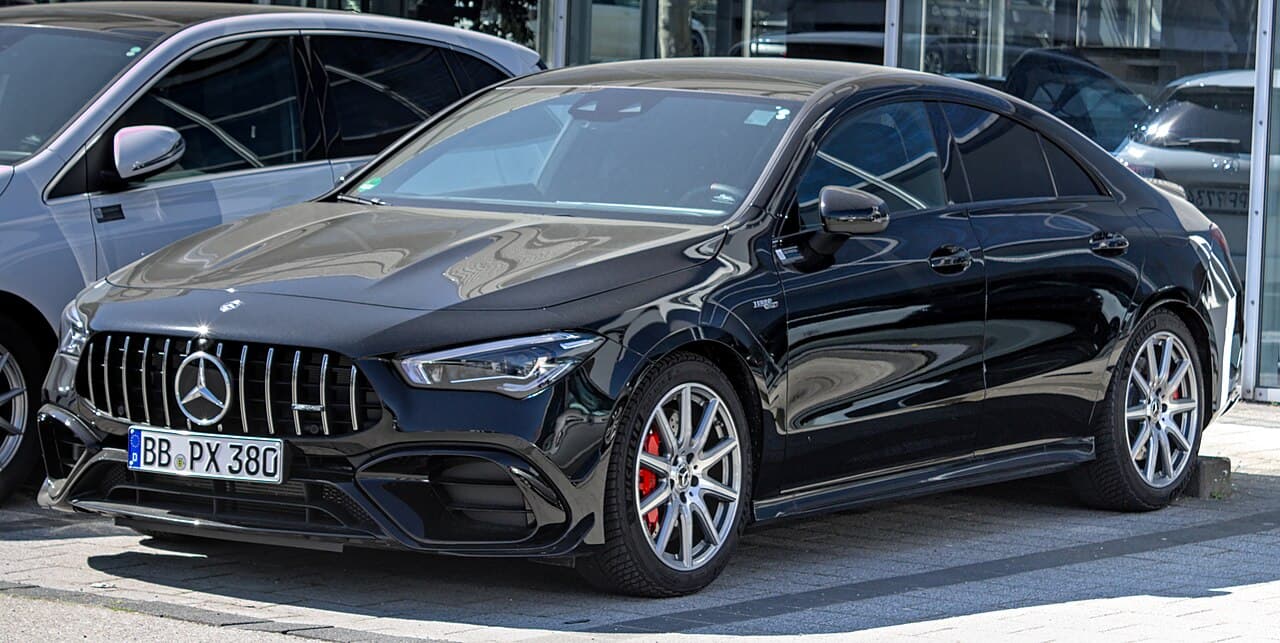 My dream car: a black Mercedes-AMG CLA 45 S